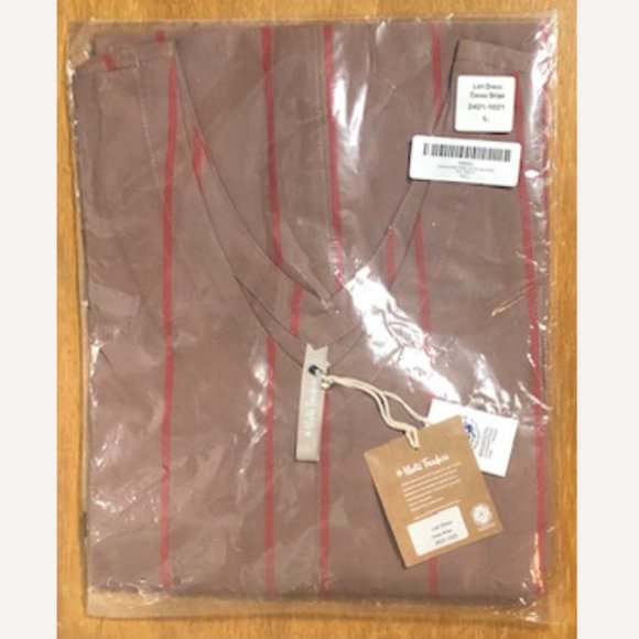 Mata Traders Lori Dress Cocoa Stripe NWT - Picture 9 of 10